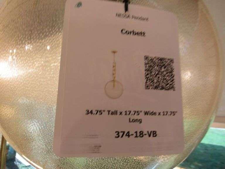 CHANDELIER OR PENDANT AS SHOWN * REFER TO PHOTOS * BUYER RESPONSIBLE FOR REMOVAL - BRING TOOLS AND LADDER AS ITEMS ARE CEILING MOUNTED 12'-14' CEILING HEIGHT*