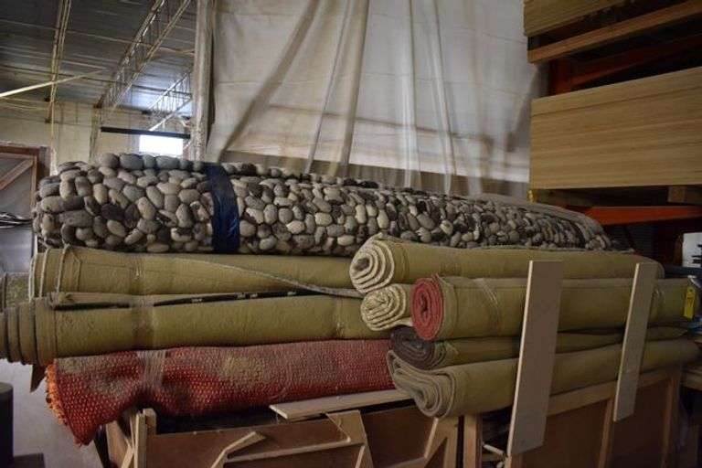 LOT, ASSORTED RUGS AS SHOWN - (5) APPROX. 5'W AND (11) APPROX. 8'W