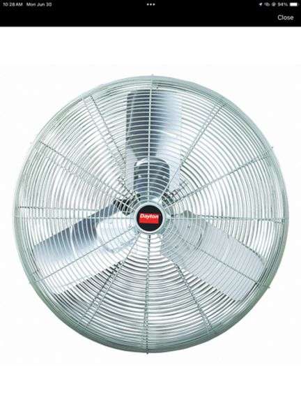 DAYTON 30" FAN,  1VCG5D