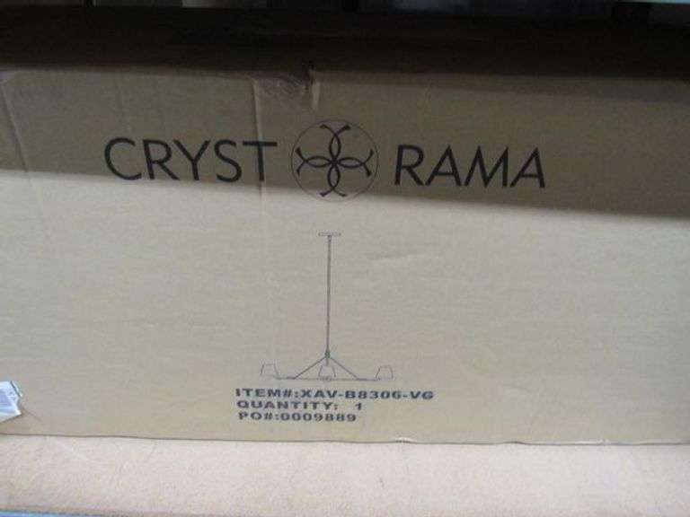 LOT OF (4) ASSORTED CRYSTORAMA PRODUCTS, (2) SCONCES #MAR-A8031-PN, (1) PENDANT #HAY-1417-AG & (1) LIGHT PENDANT #XAV-B8306-VG