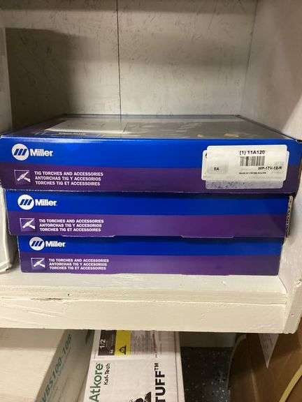 MILLER TIG TORCHES & ACCESSORIES,  WP-17V-12-R (SOLD 3 X THE MONEY)