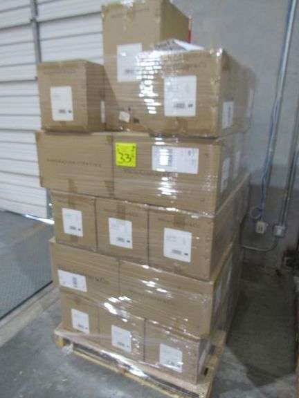 (1) SKID OF APPROX. (23) VISUAL COMFORT SMALL LANTERNS #OL15401TXB & APPROX. (11) GENERATION LIGHTING 1-LIGHT OUTDOOR WALL LANTERN #OL15401TXB-D