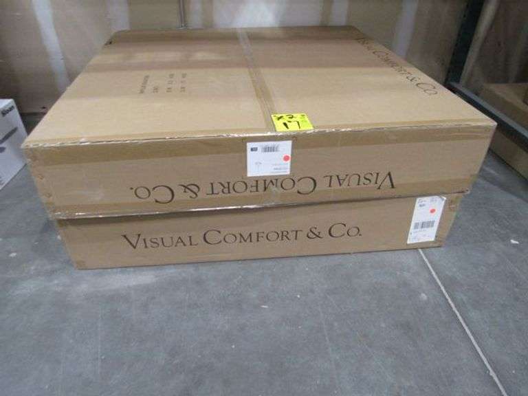 VISUAL COMFORT 18-LIGHT CHANDELIER #CC1181AI, (sold 2x the money)
