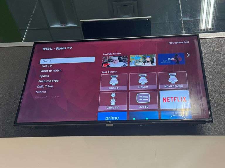 (3) 55" TCL Wall Mounted Televisions **sold 3X the money**