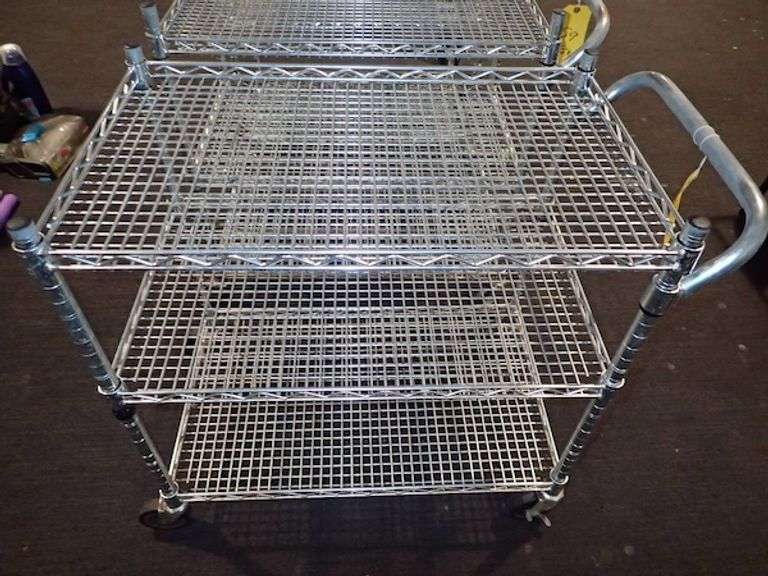 Seville Classics Metal NSF Cart w/ Three Shelves **sold 3X the money**