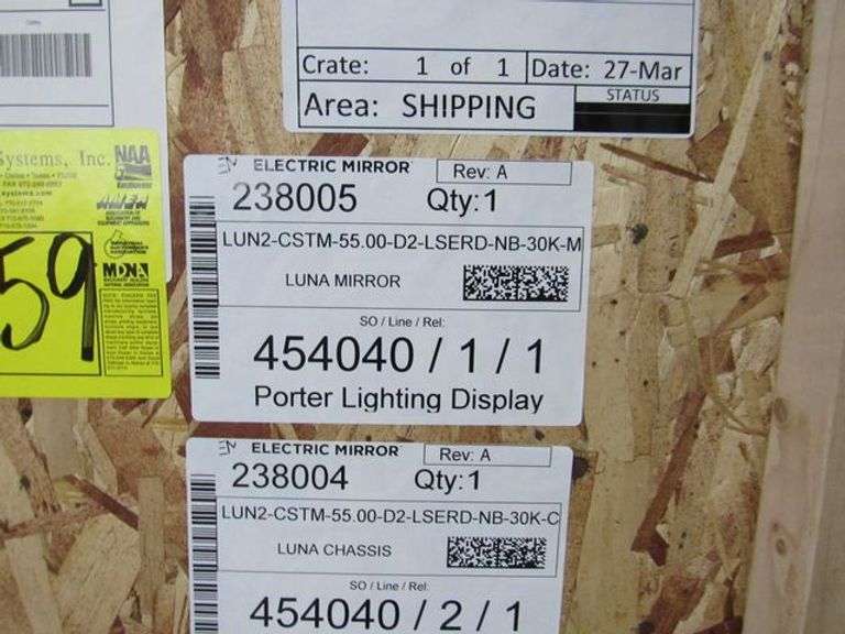 LUNA ELECTRIC MIRROR SEALED IN CRETE, LUNA 2-CSTM-55.00-DZ-LSERO-NB-30K-M