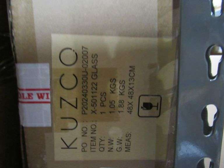 CONTENTS OF SHELF, ASSORTED GLASS GLOBES, HALOGEN PICTURE LIGHTS, HARDWARE, PARTS, ETC.