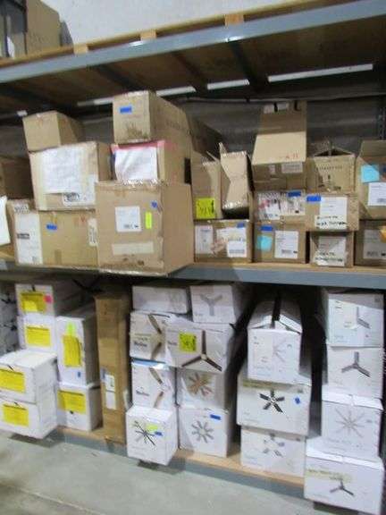 LOT OF APPROX. (40) BOXES ASSORTED RETURN LIGHTING/FIXTURE ITEMS