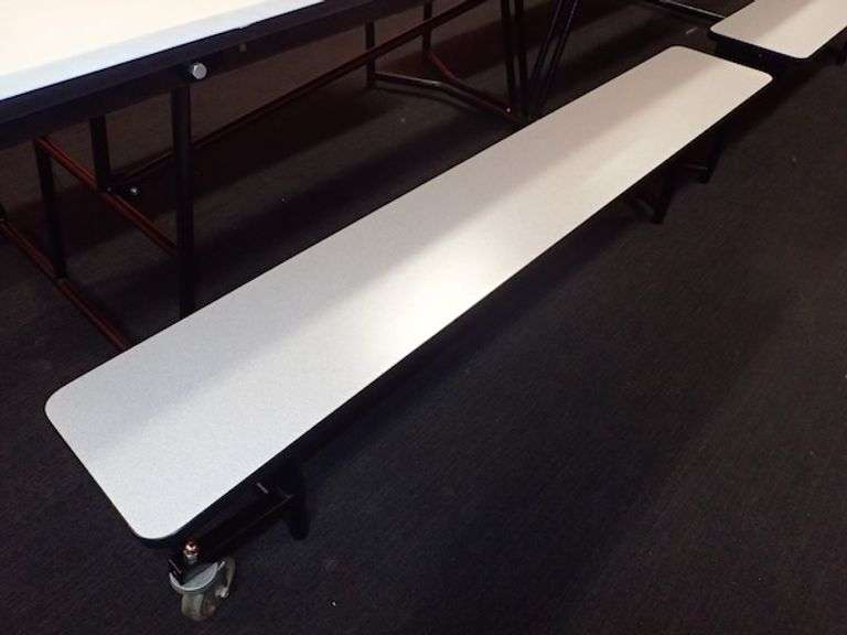 Learniture Mobile Bench Cafeteria Table 12'