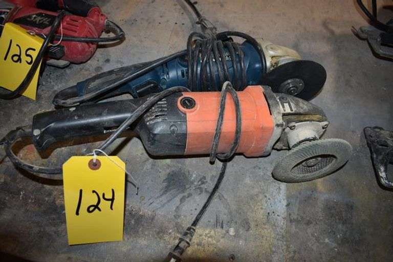 (2) ASSORTED ANGLE GRINDERS AS SHOWN, 110-V