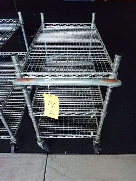 Seville Classics Metal NSF Cart w/ Three Shelves **sold 3X the money**