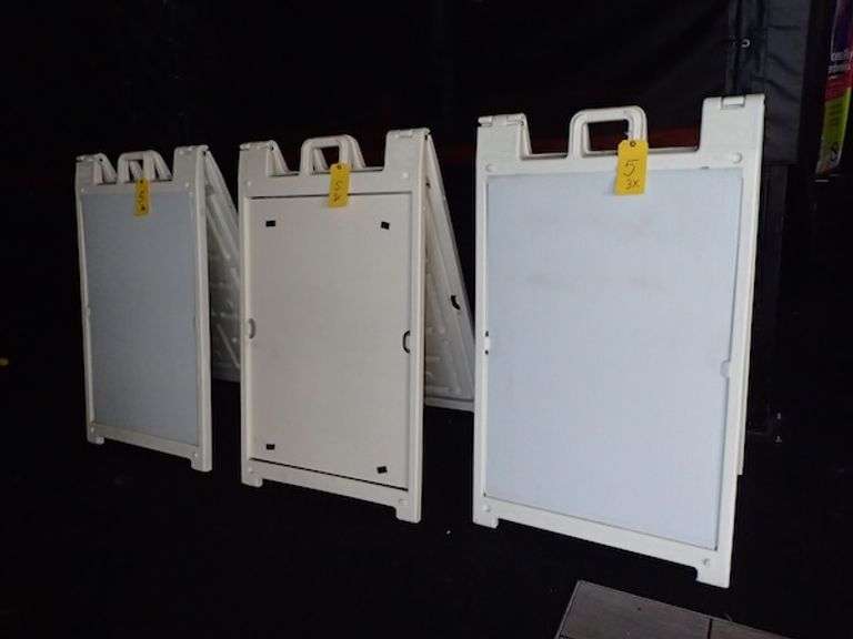 Signcade Deluxe Dual Sided Plastic A Frame Display Stand **sold 3X the money**