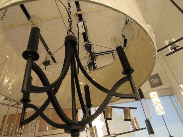 CHANDELIER OR PENDANT AS SHOWN * REFER TO PHOTOS * BUYER RESPONSIBLE FOR REMOVAL - BRING TOOLS AND LADDER AS ITEMS ARE CEILING MOUNTED 12'-14' CEILING HEIGHT*