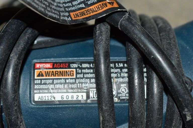 (2) ASSORTED ANGLE GRINDERS AS SHOWN, 110-V