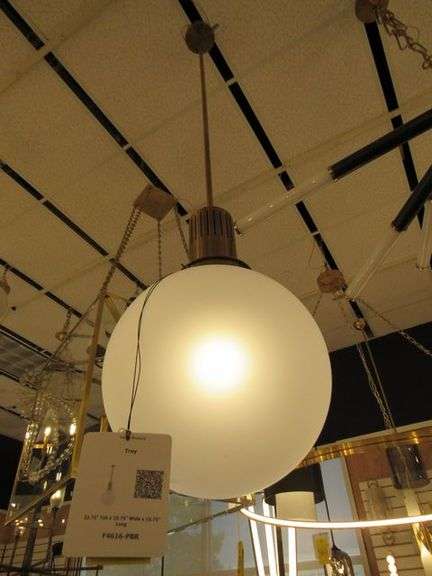CHANDELIER OR PENDANT AS SHOWN * REFER TO PHOTOS * BUYER RESPONSIBLE FOR REMOVAL - BRING TOOLS AND LADDER AS ITEMS ARE CEILING MOUNTED 12'-14' CEILING HEIGHT*