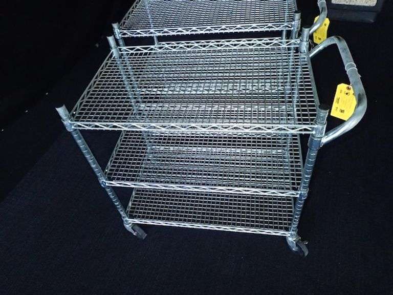 Seville Classics Metal NSF Cart w/ Three Shelves **sold 2X the money**