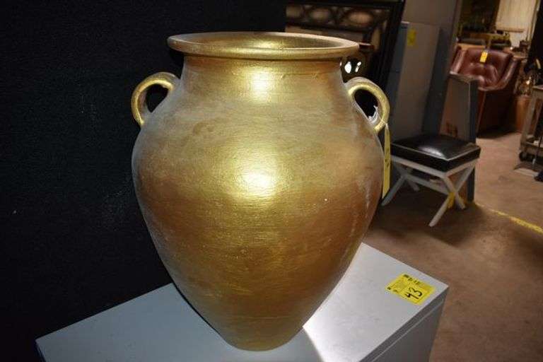 RESIN VASE - APPROX 25" *DAMAGED*