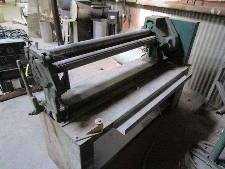 TENN SMITH PLATE ROLL MDL. SR48P, S/N 13348, 16 GA, SOFT STEEL