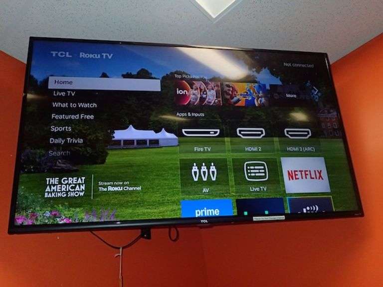 TCL Wall Mounted 55" Television **sold 2X the money**