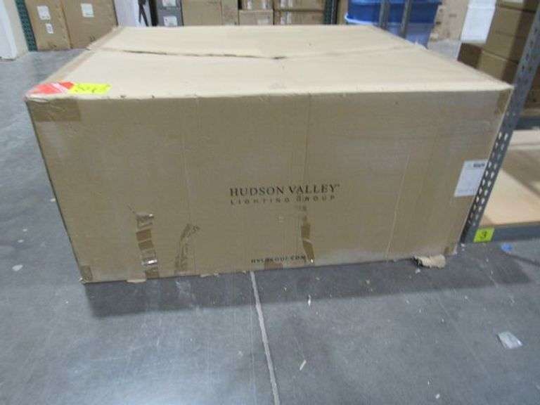 HUDSON VALLEY VINTAGE GOLD LEAF CHANDELIER #9612-VGL