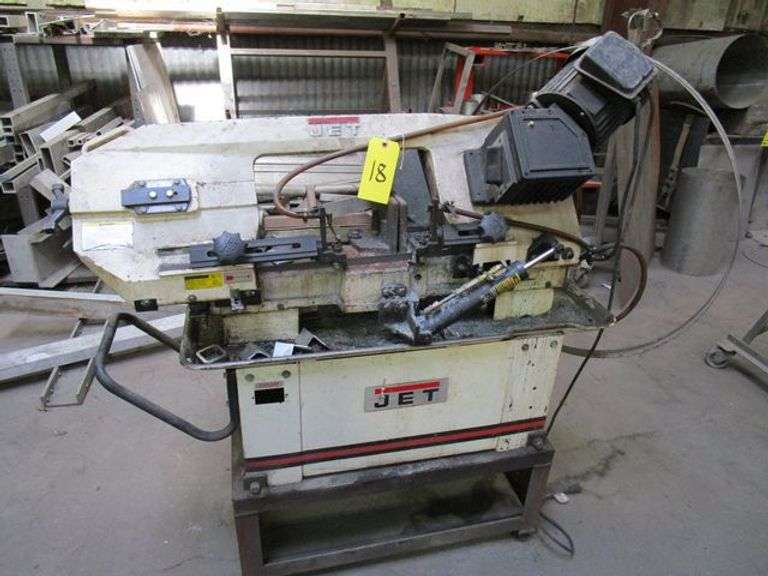 JET 8X12 GEARED HEAD BANDSAW MDL. HBS-812G, S/N 140300197, 115V