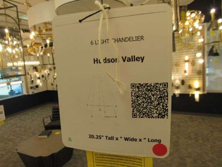 CHANDELIER OR PENDANT AS SHOWN * REFER TO PHOTOS * BUYER RESPONSIBLE FOR REMOVAL - BRING TOOLS AND LADDER AS ITEMS ARE CEILING MOUNTED 12'-14' CEILING HEIGHT*