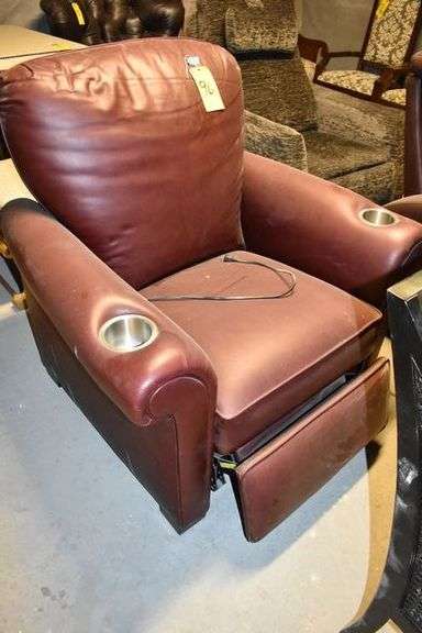 VINYL RECLINER AS SHOWN 110-V