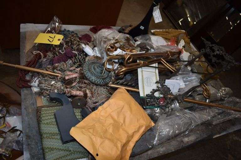 (2) TABLES SOLD WITH CONTENTS OF DÉCOR AS SHOWN
