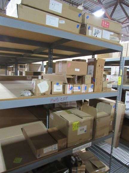 CONTENTS OF SHELF, ASSORTED GLASS GLOBES, HALOGEN PICTURE LIGHTS, HARDWARE, PARTS, ETC.