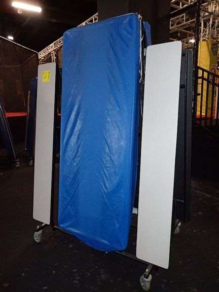 Mobile Bench Cafeteria Table 12'