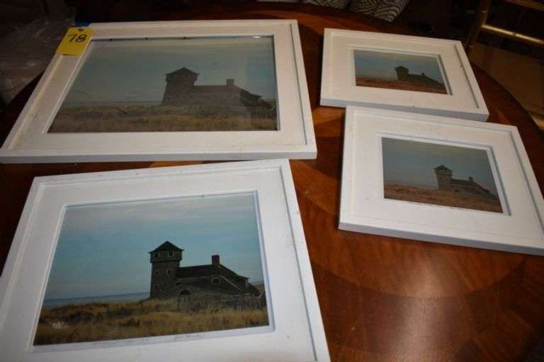 (4) FRAMED PRINTS BY ARTIST JIM CHANDLER AS SHOWN