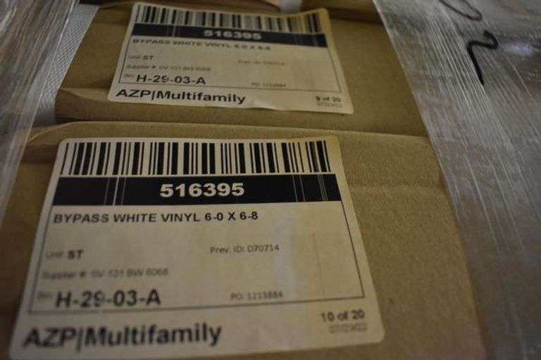 BYPASS WHITE VINYL 6-0 X 6-8