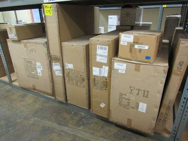 LOT OF (6) BOXES OF ASSORTED HUDSON VALLEY PRODUCTS, (1) METAL FRAME MIRROR #MR2A3040BRS, (1) CHANDELIER #8908G53C, (1) PENDANT LIGHT #2067G30BK-1, HENSON PENDANT LIGHT #LD7039D36BRB, (1)MONROE HANGING LED PENDANT #3503D42C & (1) MAXIME CHROME CHANDELIER #2038D26C