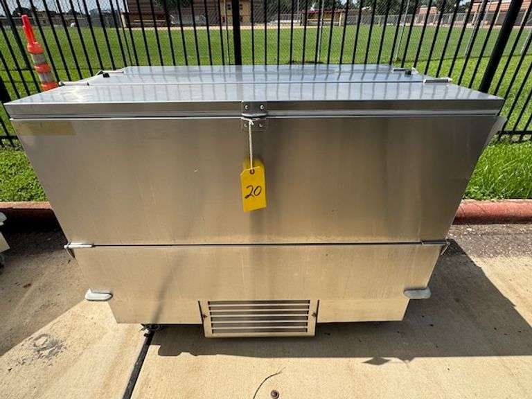 MOD-U-SERVE MCT-DM2 DOUBLE DROP FRONT MILK COOLER STATION