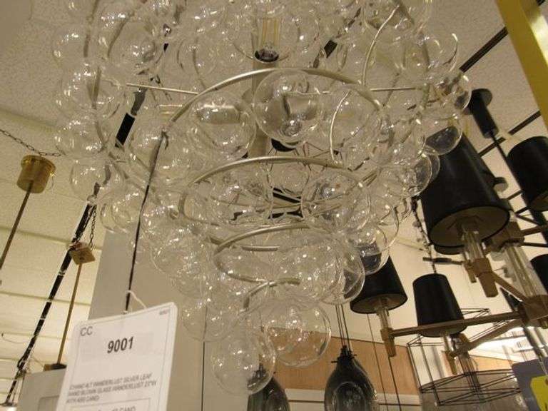 CHANDELIER OR PENDANT AS SHOWN * REFER TO PHOTOS * BUYER RESPONSIBLE FOR REMOVAL - BRING TOOLS AND LADDER AS ITEMS ARE CEILING MOUNTED 12'-14' CEILING HEIGHT*