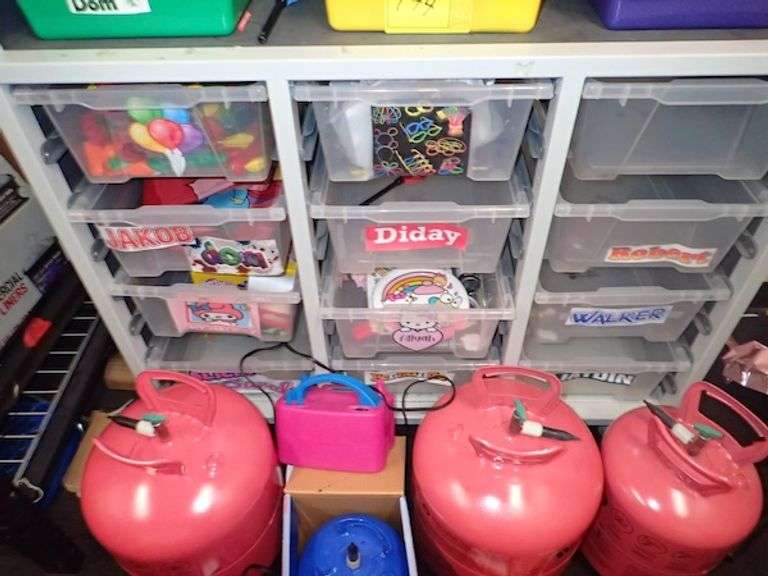 Assorted Balloon and Party Supplies