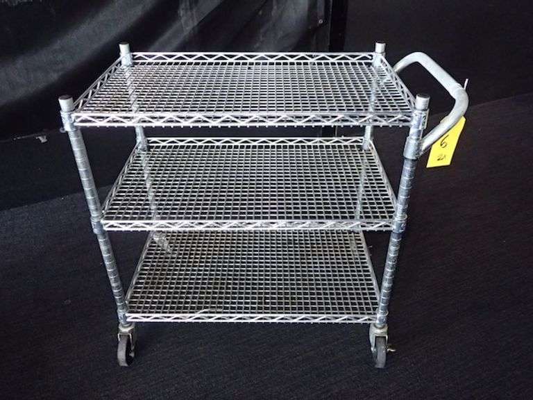 Seville Classics Metal NSF Cart w/ Three Shelves **sold 2X the money**