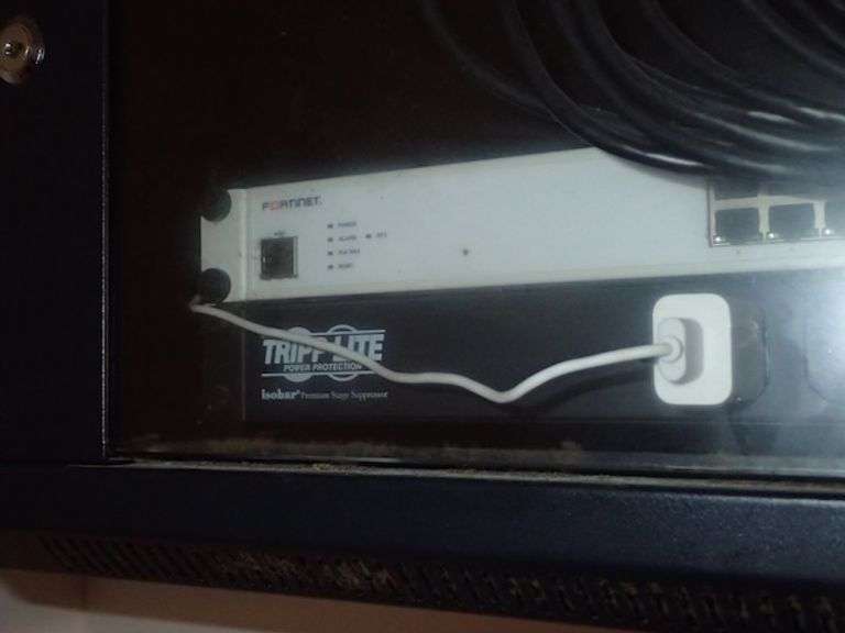 Navepoint Wall Mounted Network Cabinet w/ Contents