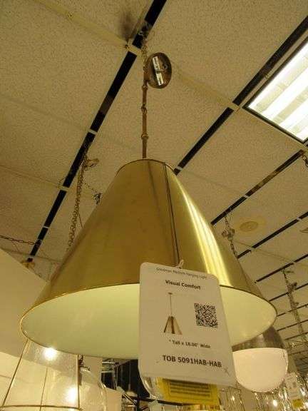 CHANDELIER OR PENDANT AS SHOWN * REFER TO PHOTOS * BUYER RESPONSIBLE FOR REMOVAL - BRING TOOLS AND LADDER AS ITEMS ARE CEILING MOUNTED 12'-14' CEILING HEIGHT*