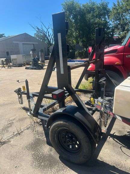 2023 SPOOL TRAILER, SINGLE AXLE BUMPER PULL