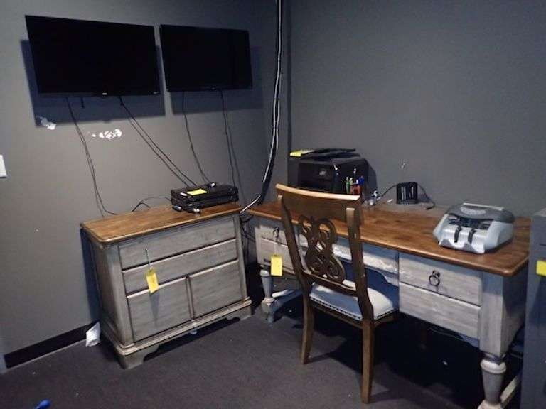 Assorted Office Furniture and Electronics