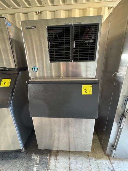 HOSHIZAKI ICE MAKER MODEL KML0451MAH W/ STORAGE BIN MODEL B-500SF