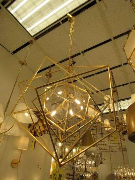 CHANDELIER OR PENDANT AS SHOWN * REFER TO PHOTOS * BUYER RESPONSIBLE FOR REMOVAL - BRING TOOLS AND LADDER AS ITEMS ARE CEILING MOUNTED 12'-14' CEILING HEIGHT*