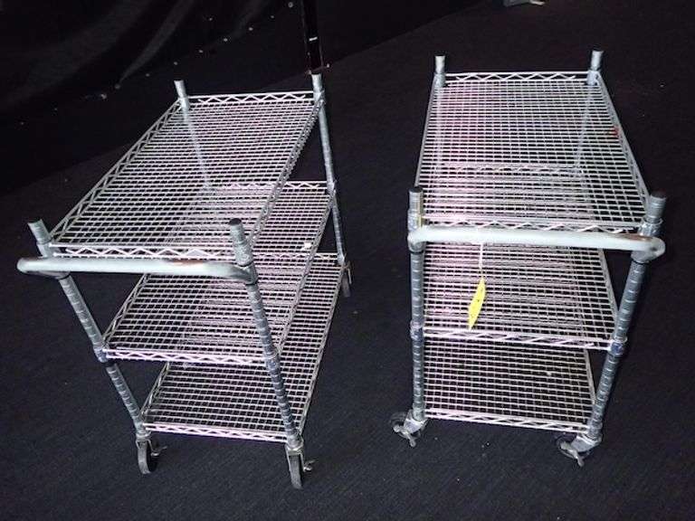 Seville Classics Metal NSF Cart w/ Three Shelves **sold 2X the money**