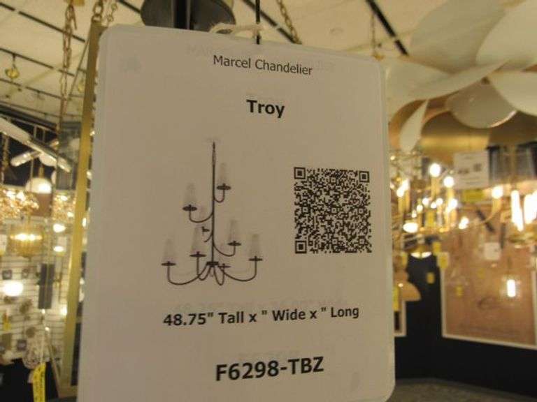 CHANDELIER OR PENDANT AS SHOWN * REFER TO PHOTOS * BUYER RESPONSIBLE FOR REMOVAL - BRING TOOLS AND LADDER AS ITEMS ARE CEILING MOUNTED 12'-14' CEILING HEIGHT*