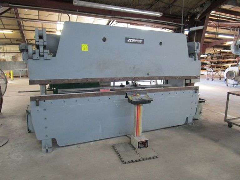 ACCURPRESS PRESS BRAKE MDL. 710012, S/N 5138, 100-TON CAPACITY, 1' BED LENGTH, 230V, 3-PHASE, W/ETS CONTROLS