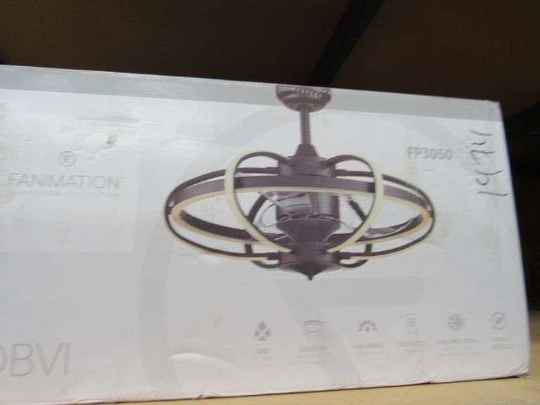 LOT, (2) ASSORTED CEILING FANS - (1) FP240-OB AND (1) FP3050