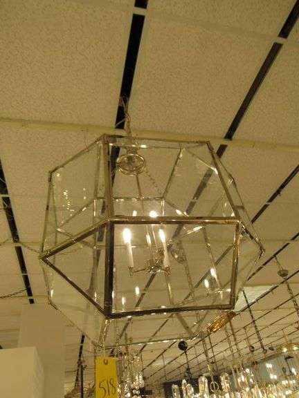 CHANDELIER OR PENDANT AS SHOWN * REFER TO PHOTOS * BUYER RESPONSIBLE FOR REMOVAL - BRING TOOLS AND LADDER AS ITEMS ARE CEILING MOUNTED 12'-14' CEILING HEIGHT*