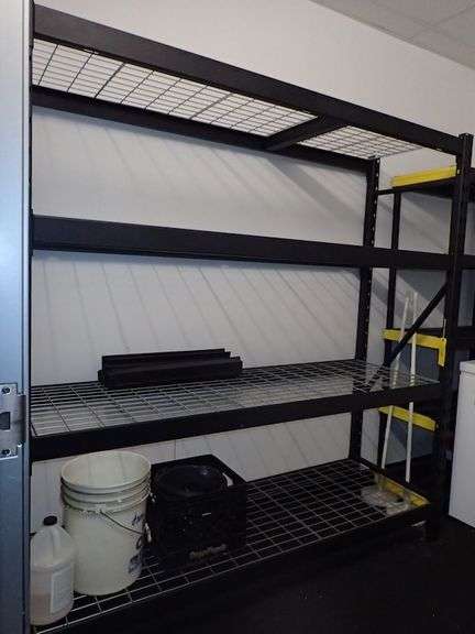 Metal NSF Racking w/ Wire Decking Shelves 6'4" X 2' X 6'6"