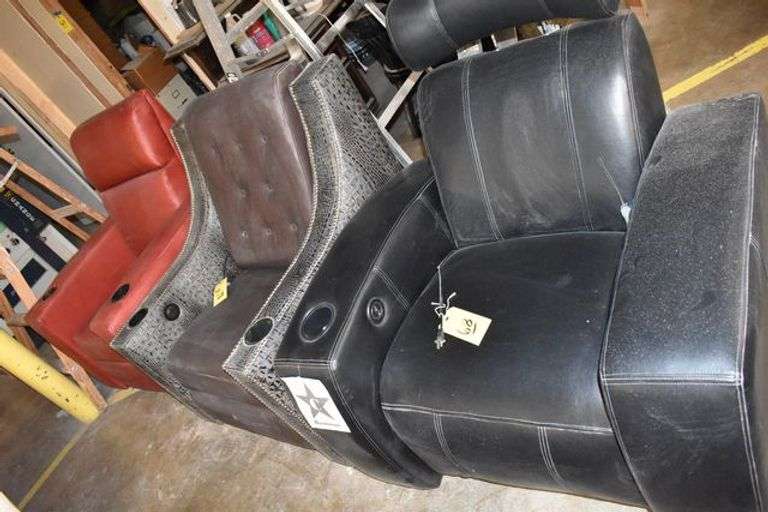 (3) ASSORTED THEATER CHAIRS, POWER RECLINER, 110-V